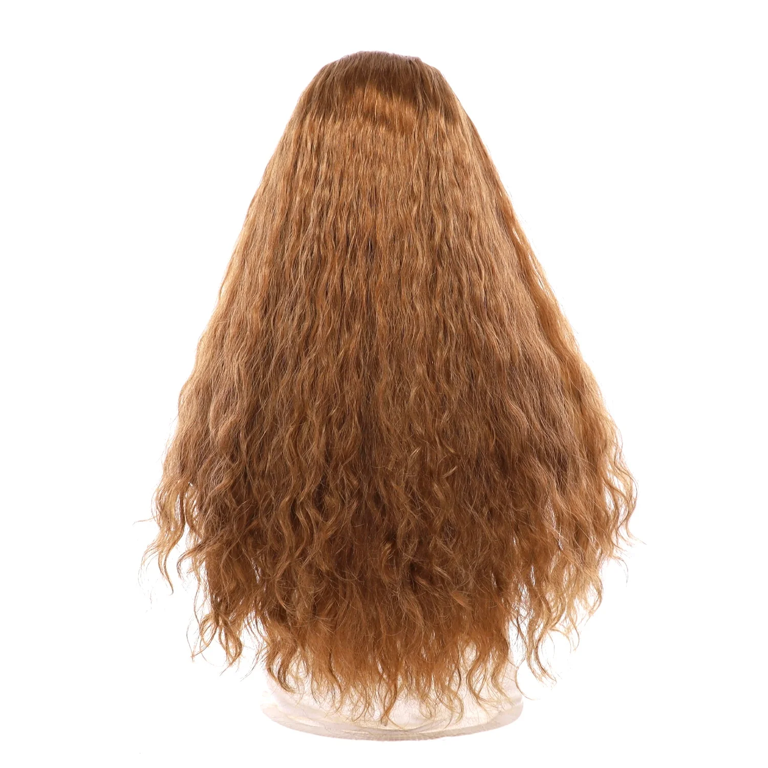 24" 3/4 Bandfall Wig Strawberry Blonde Wavy - Image 3