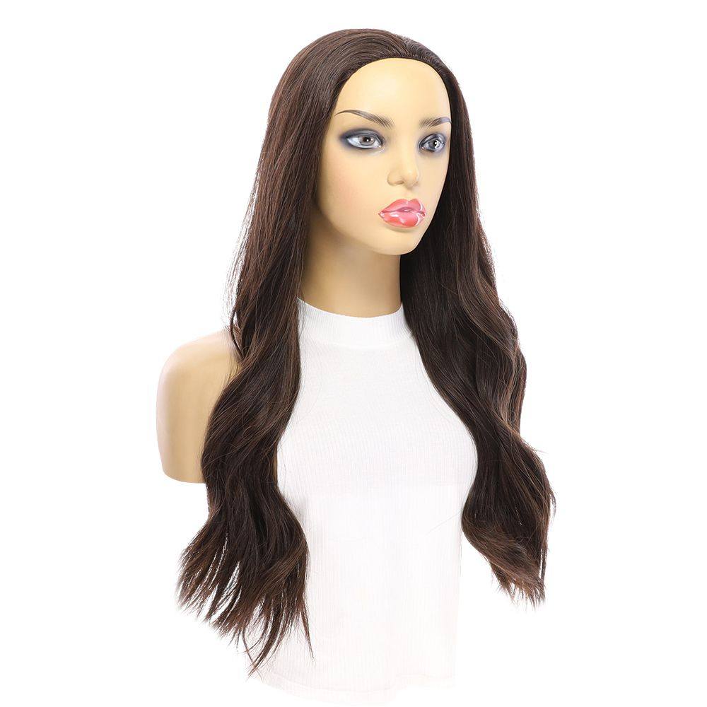 24" 3/4 Bandfall Wig Dark Brown - Image 4