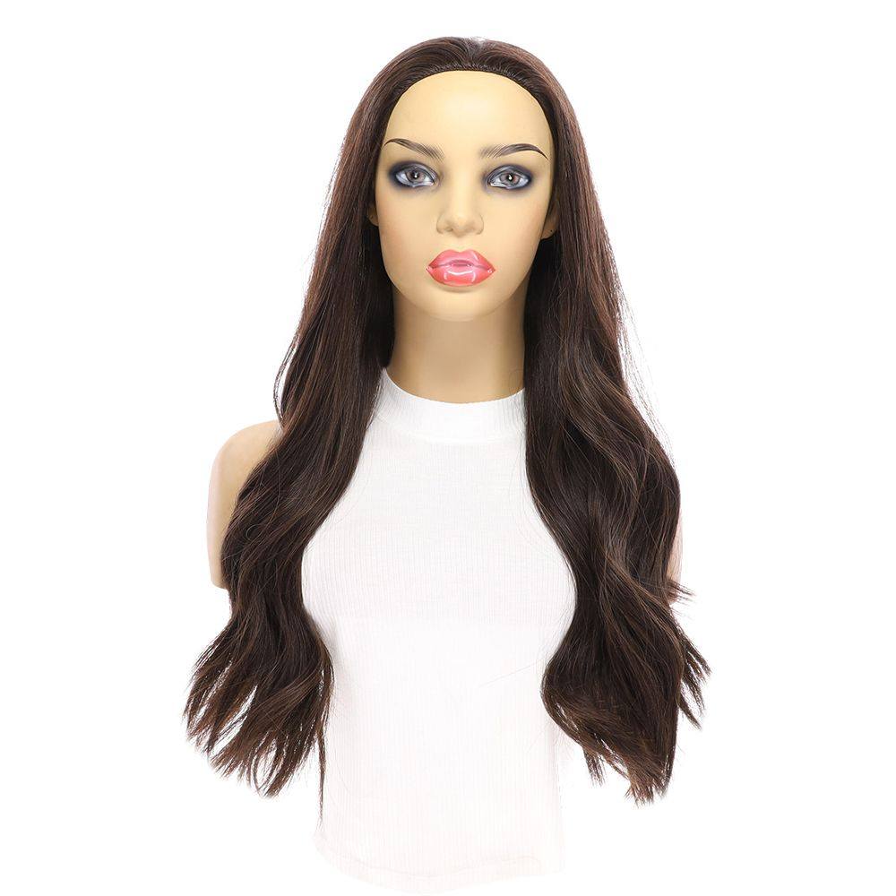 24" 3/4 Bandfall Wig Dark Brown - Image 5