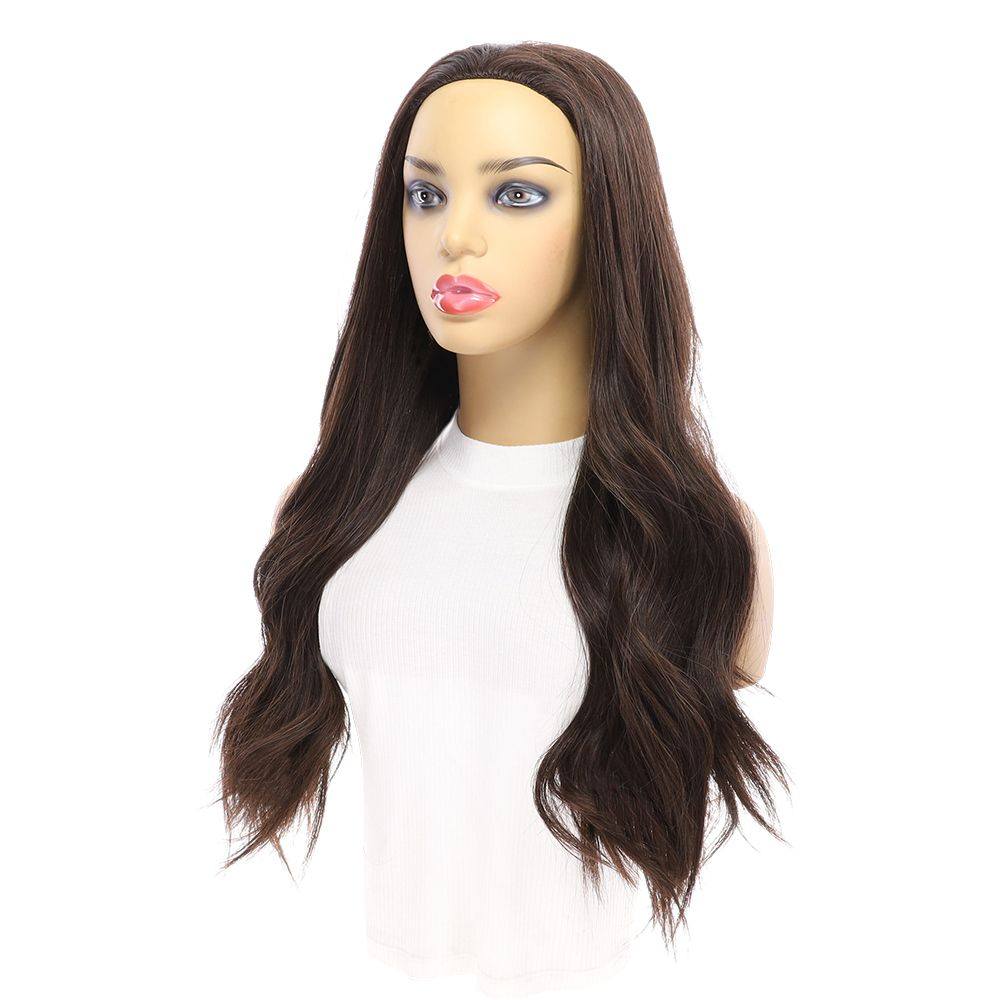 24" 3/4 Bandfall Wig Dark Brown - Image 6