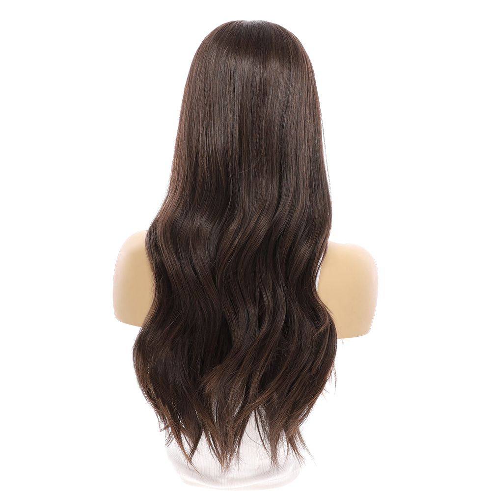 24" 3/4 Bandfall Wig Dark Brown - Image 7