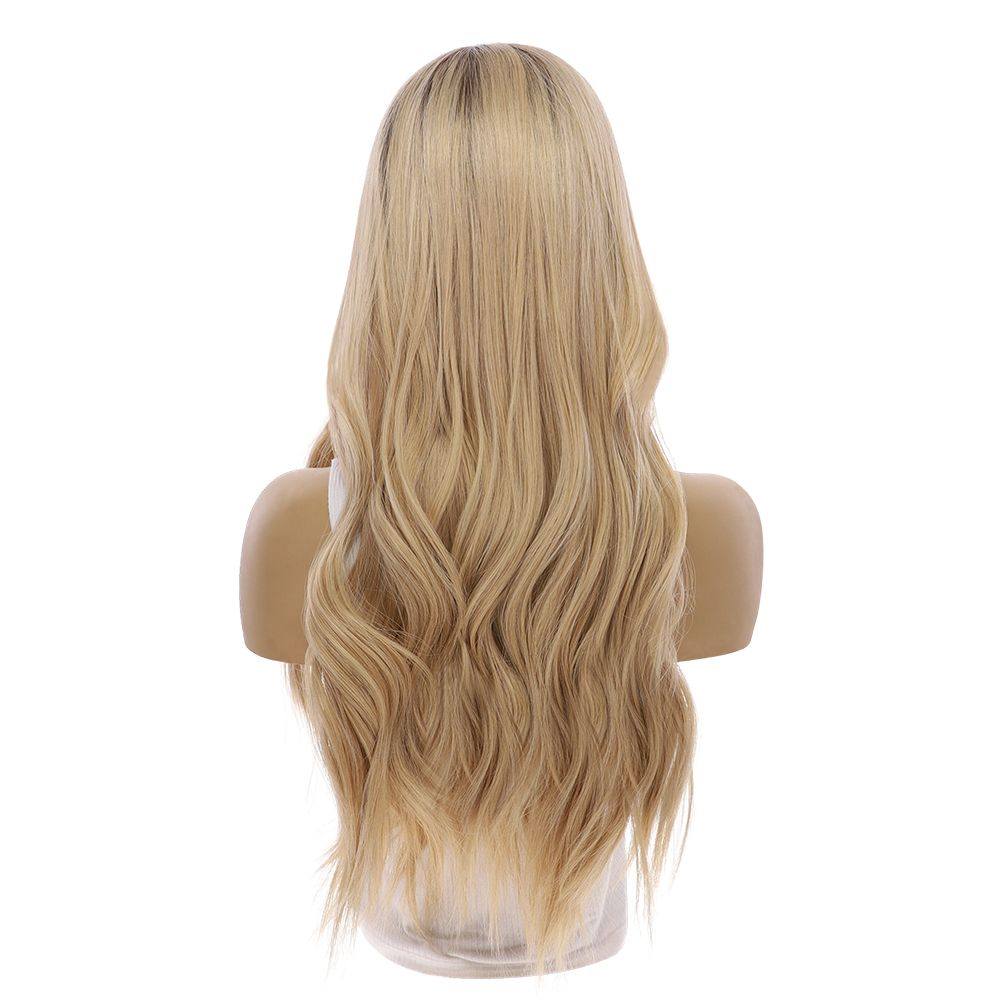 24" 3/4 Bandfall Wig Golden Blonde - Image 6