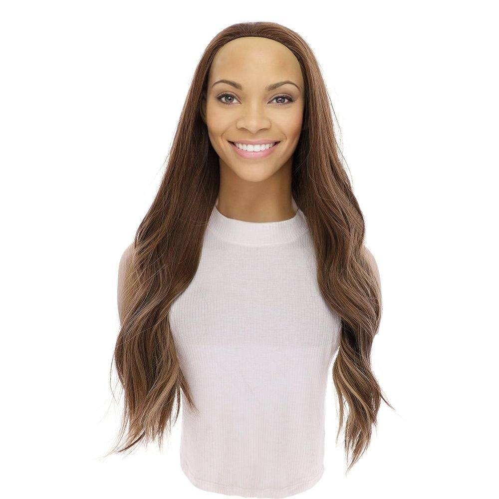 24" 3/4 Bandfall Wig Light Brown Babylight - Image 3