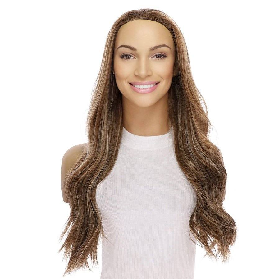 24" 3/4 Bandfall Wig Medium Blonde - Image 3
