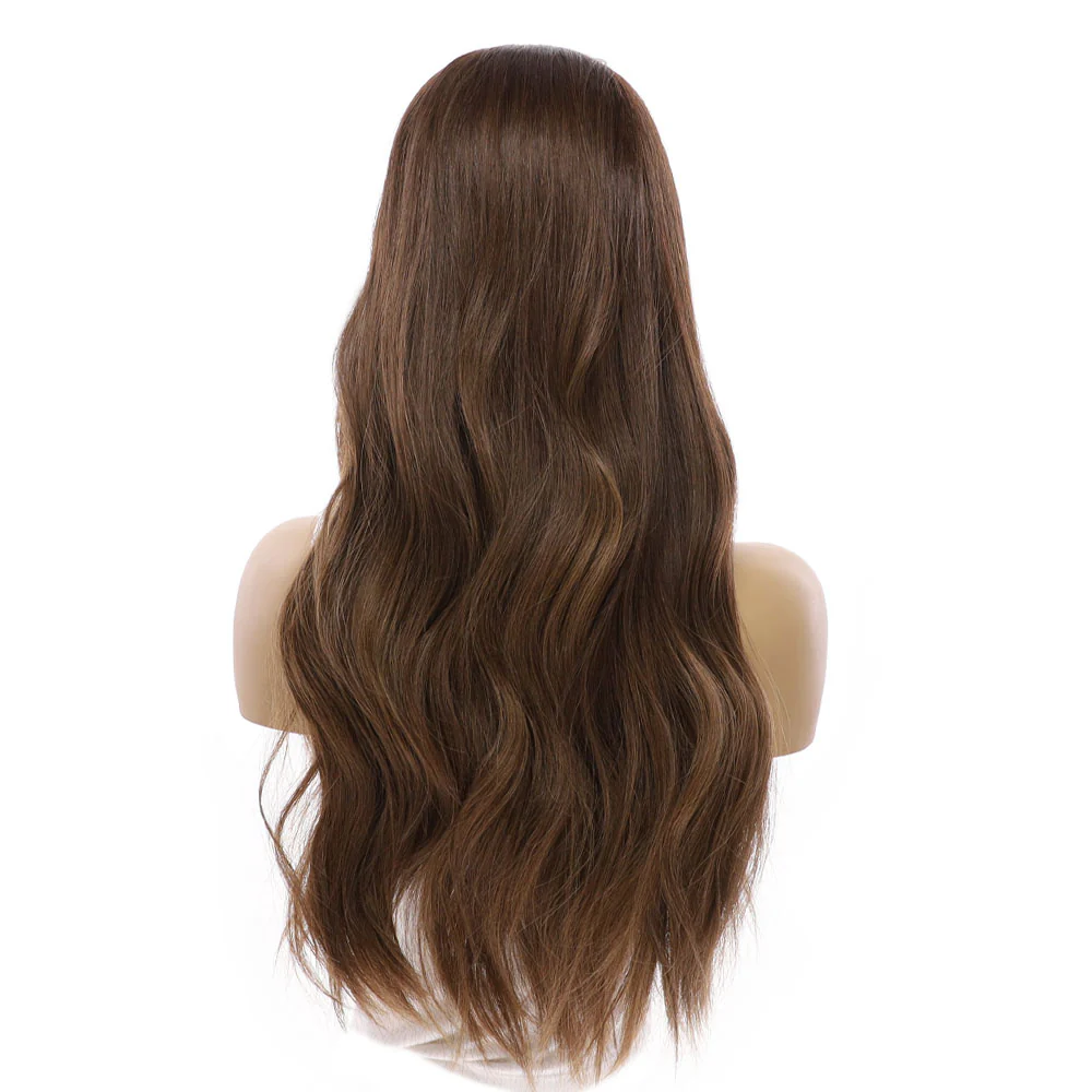 24" 3/4 Bandfall Wig Medium Brown Babylight - Image 4