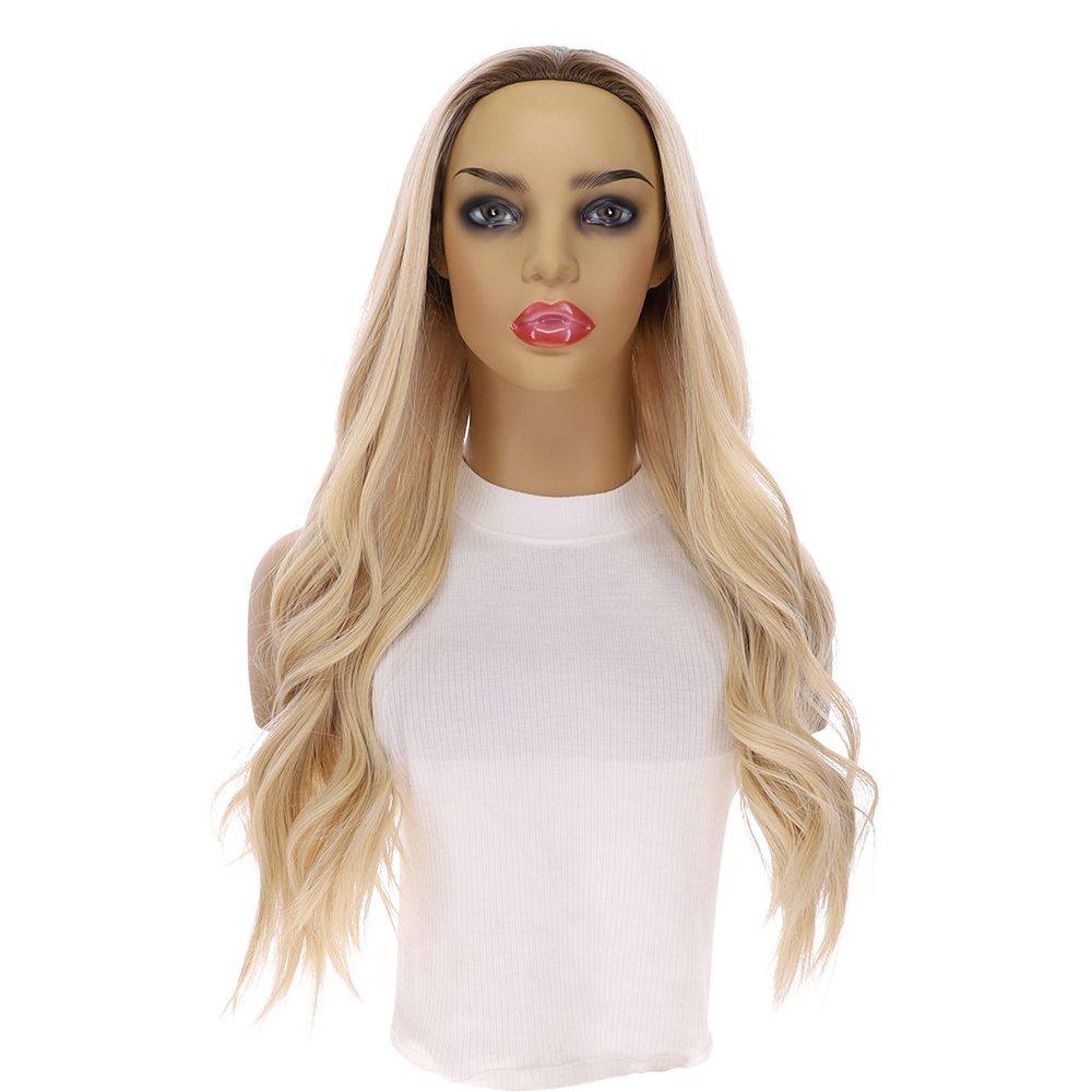 24" 3/4 Bandfall Wig Beige Blonde - Image 3