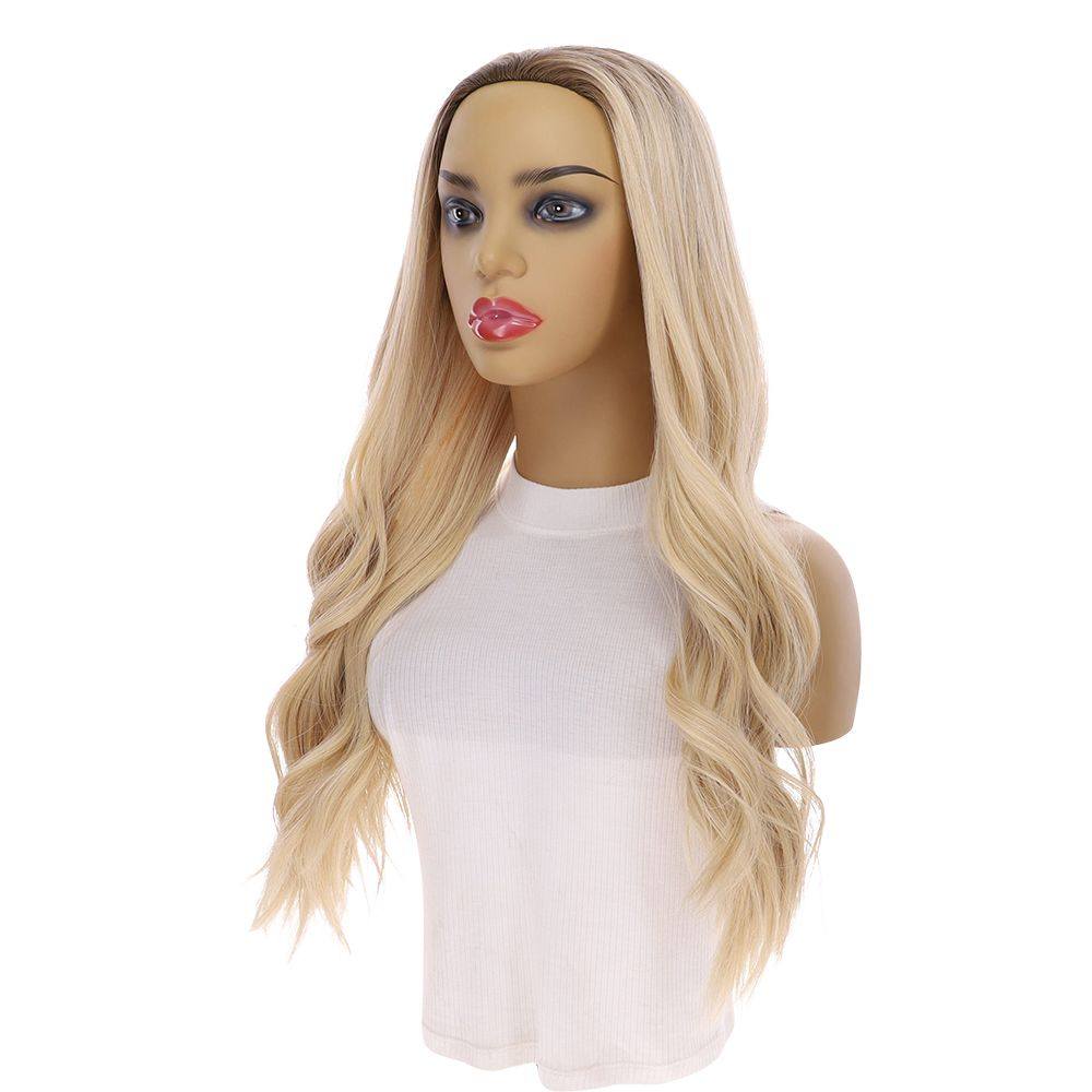 24" 3/4 Bandfall Wig Beige Blonde - Image 4
