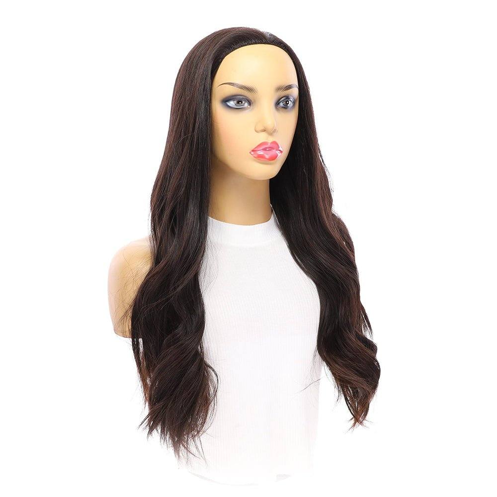 24" 3/4 Bandfall Wig Soft Black - Image 3