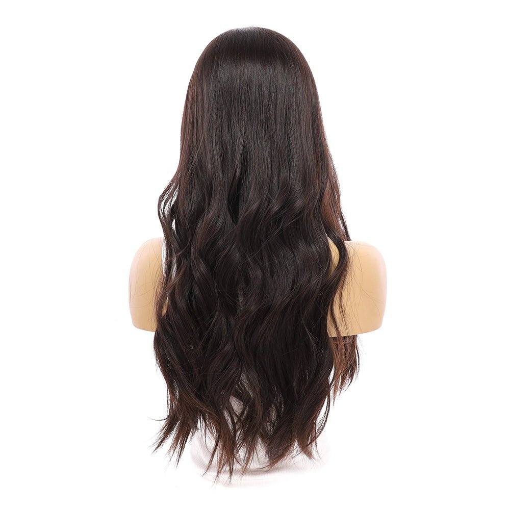 24" 3/4 Bandfall Wig Soft Black - Image 4