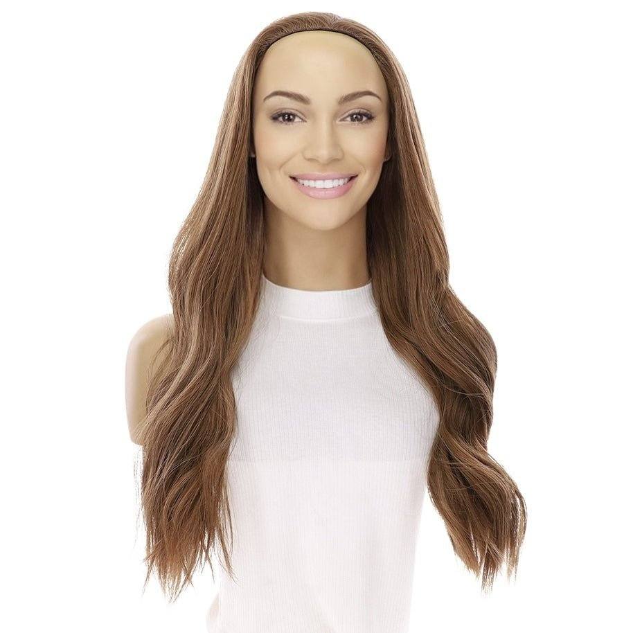 24" 3/4 Bandfall Wig Strawberry Blonde - Image 3