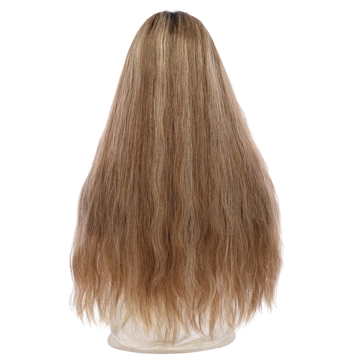24" Divine Lace Top Topper Ashy Blonde w/ Highlights Wavy - Image 3