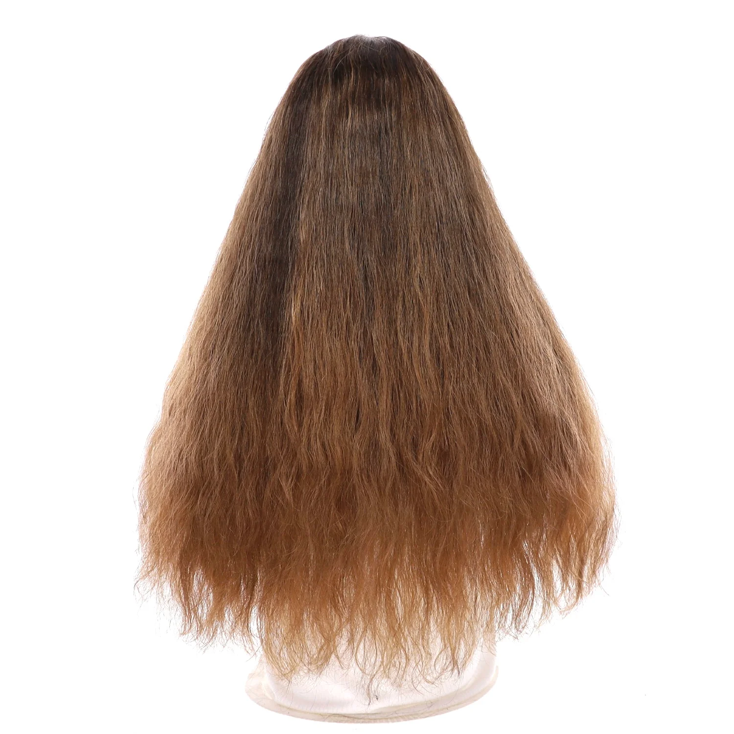 24" Divine Lace Top Topper Dark Brown Ombre Wavy - Image 3