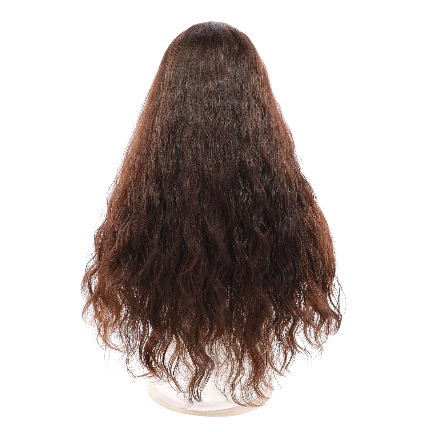 24" Divine Lace Top Topper Dark Brown Wavy - Image 3