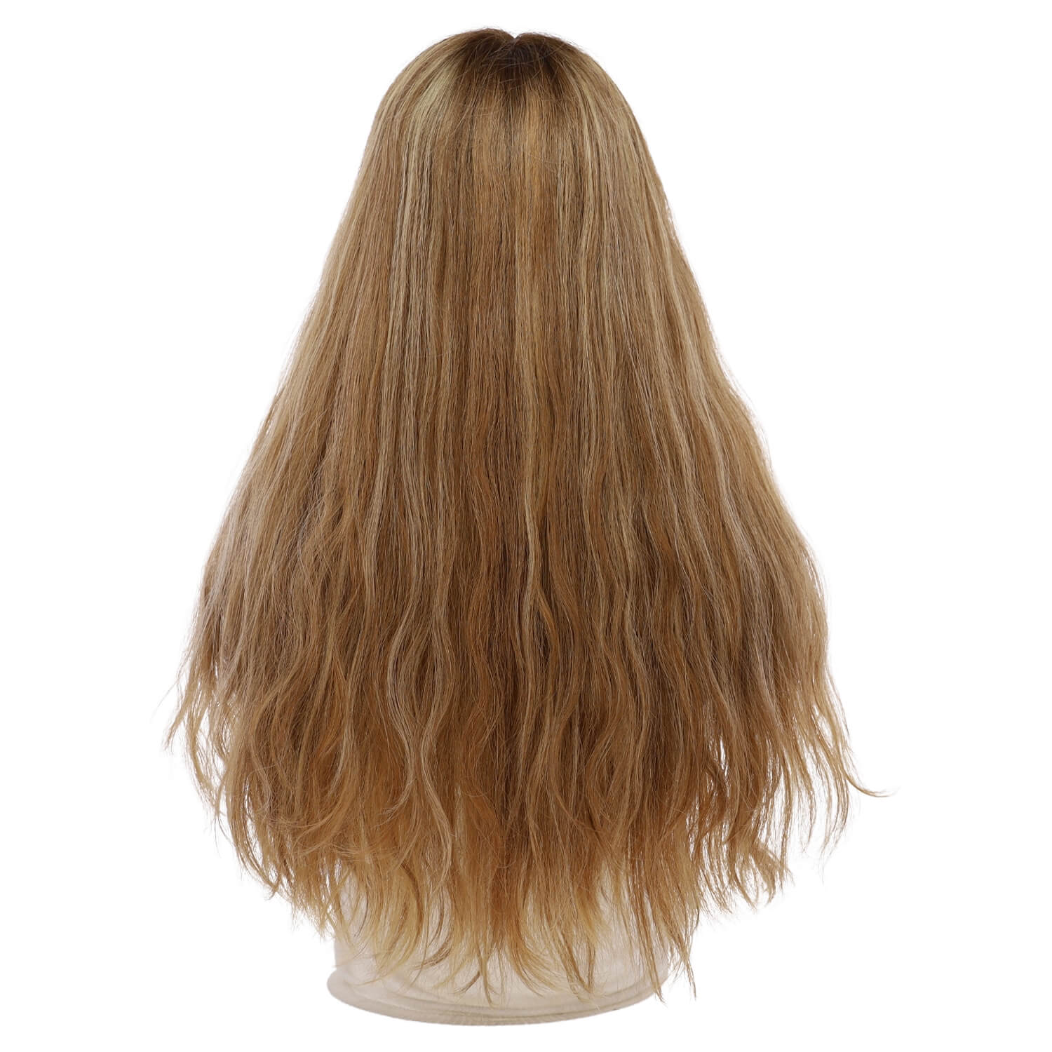 24" Divine Lace Top Topper Medium Blonde w/ Highlights Wavy - Image 3