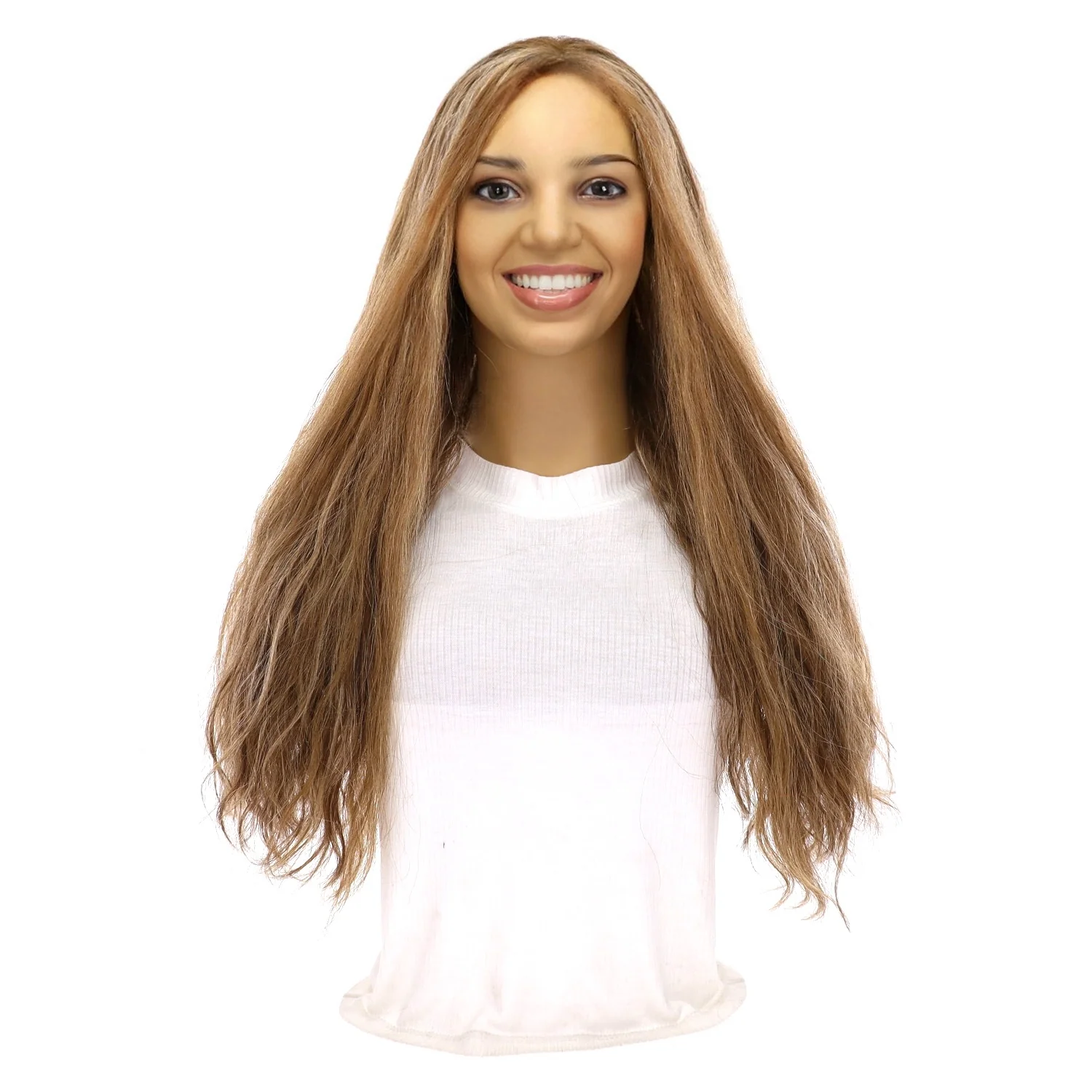 24" Divine Lace Top Topper Medium Blonde Wavy - Image 2