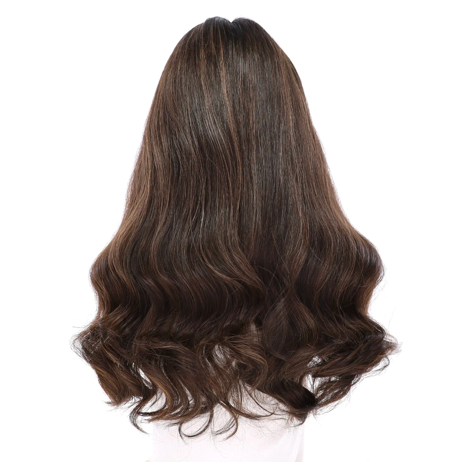 24" Divine Lace Top Topper Soft Black w/ Highlights - Image 3