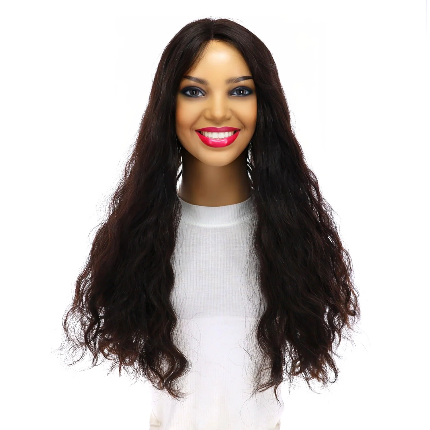 24" Divine Lace Top Topper Soft Black Wavy - Image 2