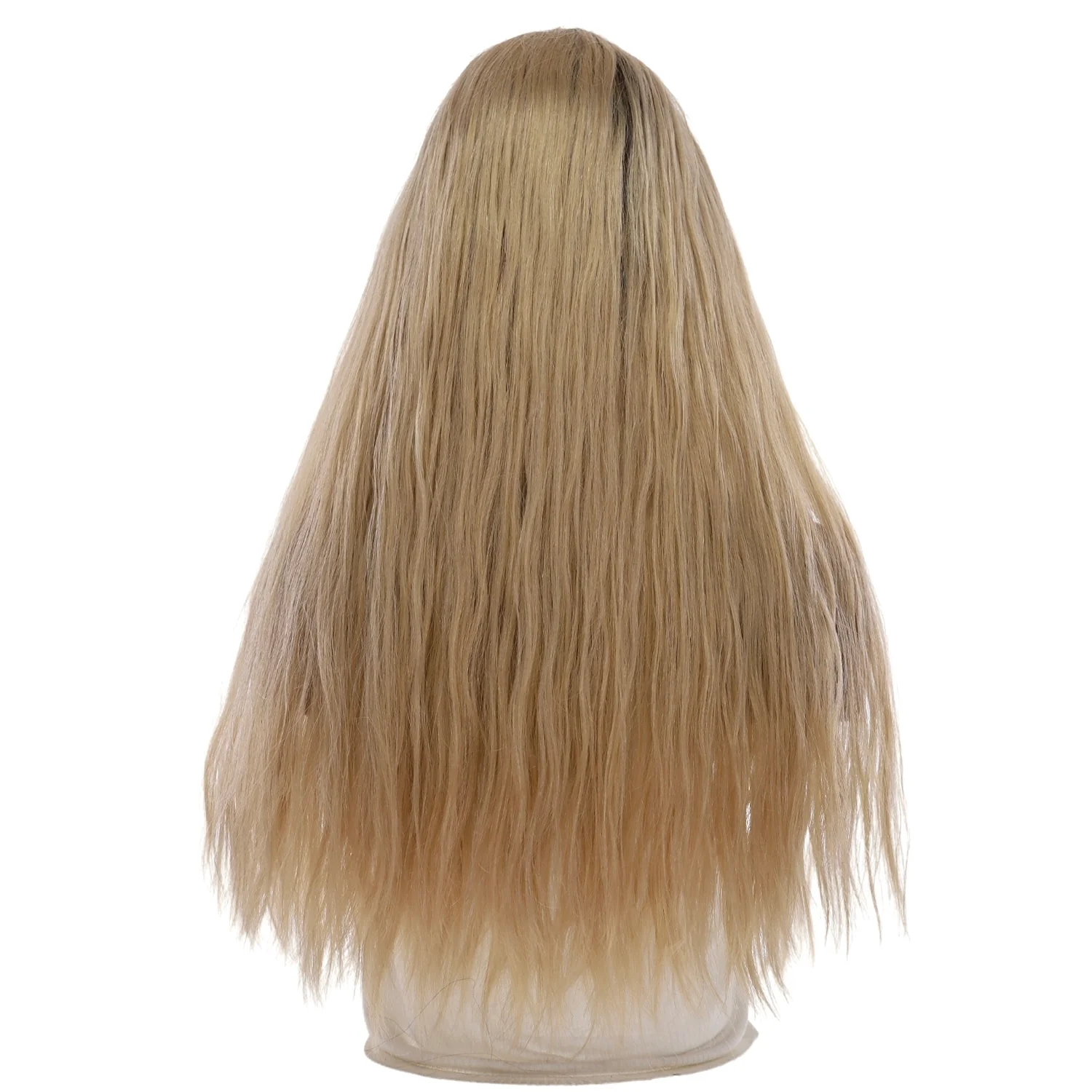 24" Divine Lace Top Wig Beige Blonde Wavy - Image 3