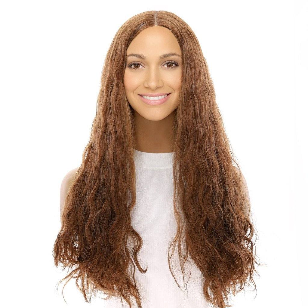 24" Divine Lace Top Wig Copper Wavy - Image 2