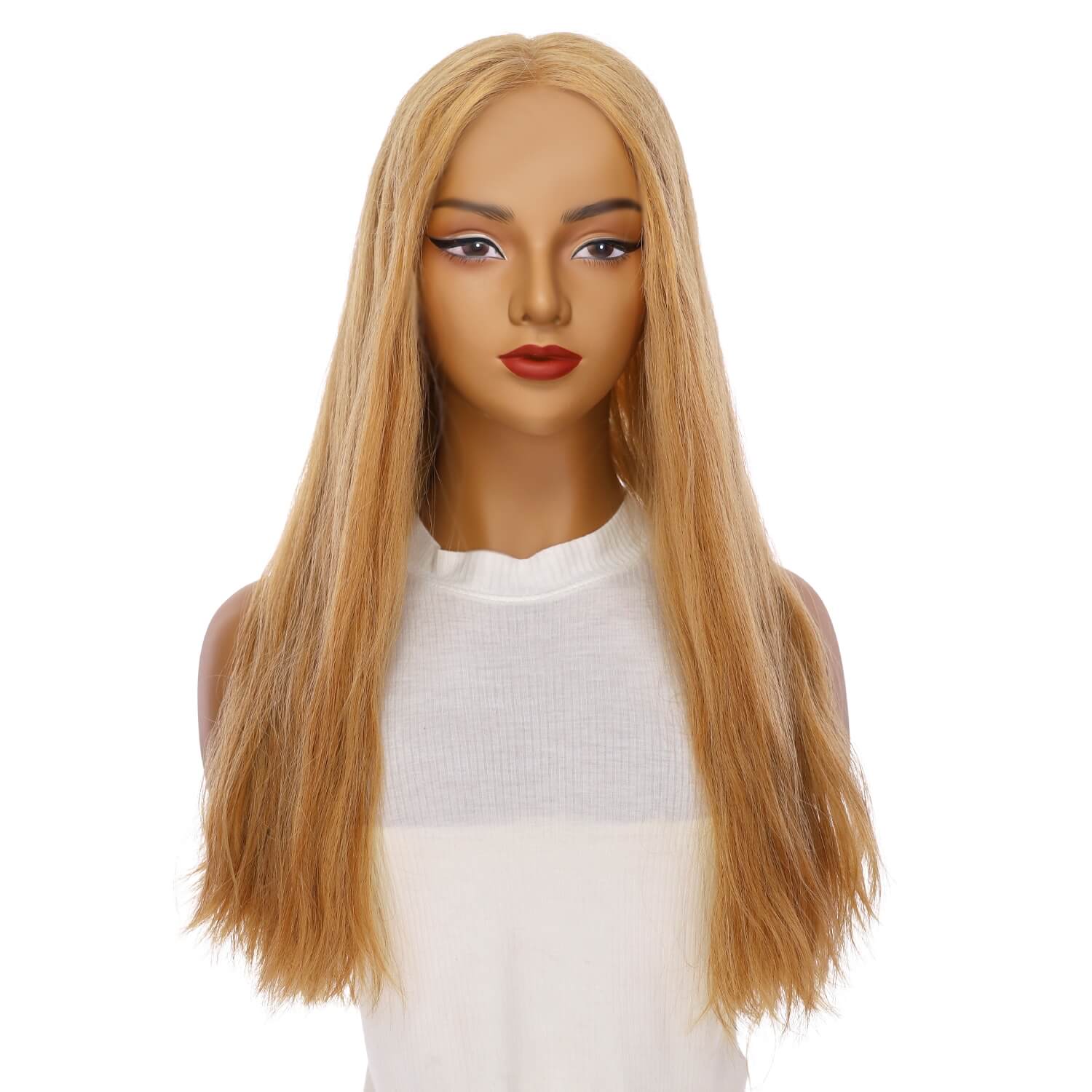 24" Divine Lace Top Wig Golden Strawberry Wavy - Image 2