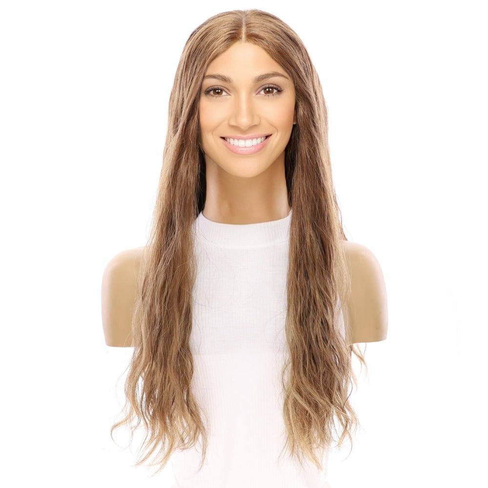 24" Divine Lace Top Wig Light Brown Babylight Wavy - Image 2