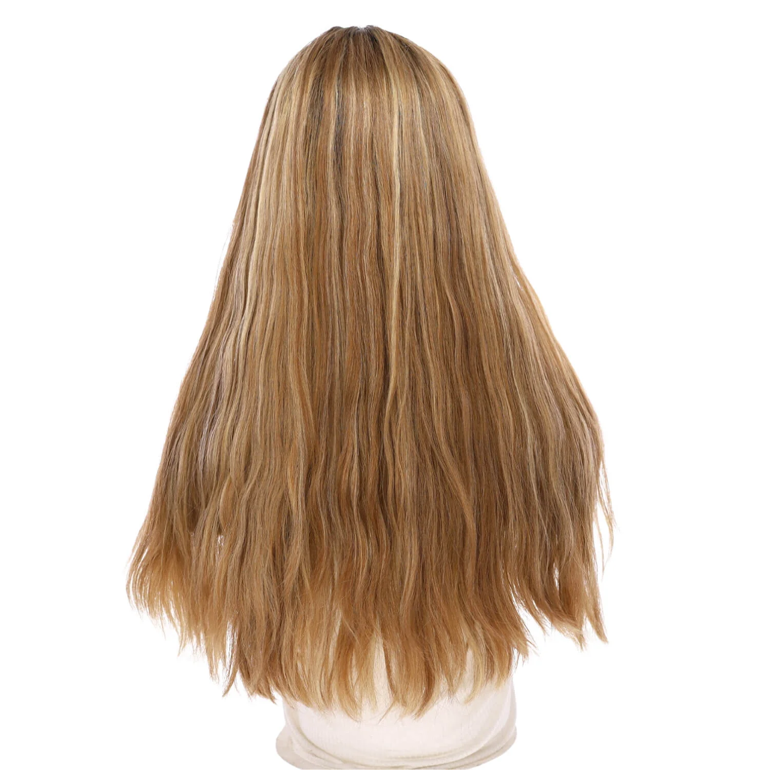 24" Divine Lace Top Wig Medium Blonde w/ Highlights Wavy - Image 3