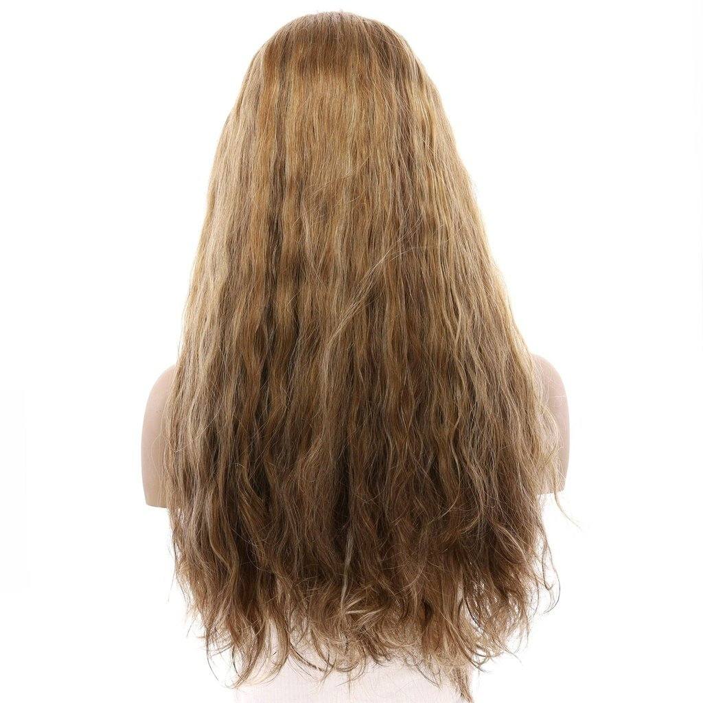 24" Divine Lace Top Wig Medium Blonde Wavy - Image 3