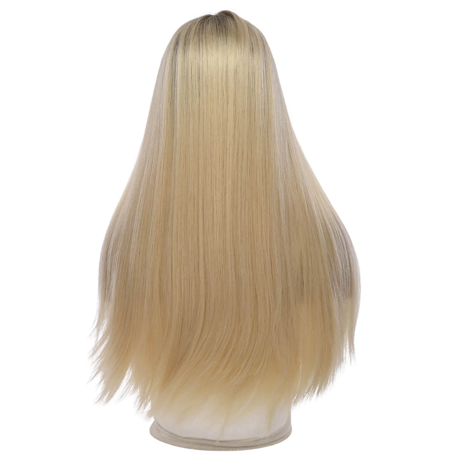 24" Divine Lace Top Wig Platinum Blonde 2.0 - Image 3