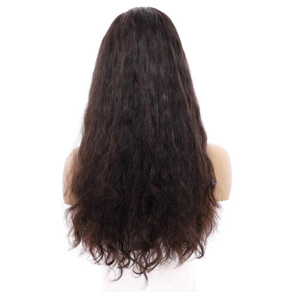 24" Divine Lace Top Wig Soft Black Wavy - Image 3