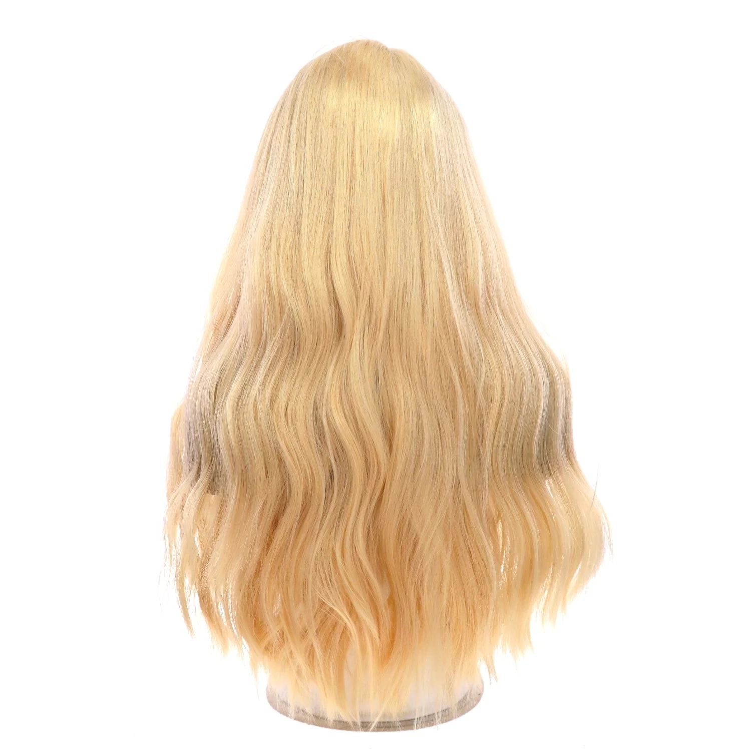 24" Divine Lace Top Wig Warm Platinum Blonde w/ No Rooting - Image 3