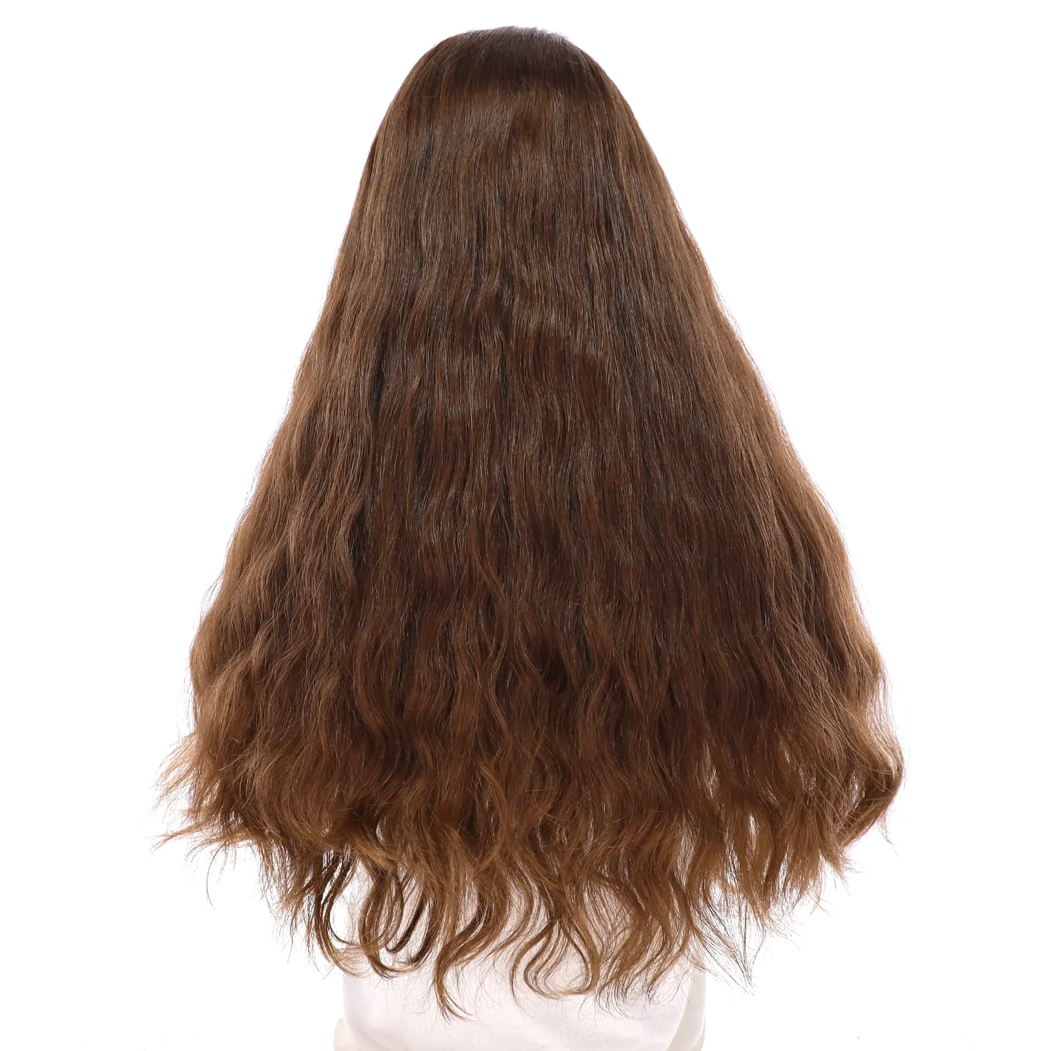 24" Divine Luxe Lace Top Topper #6 Neutral Medium Brown Wavy - Image 3
