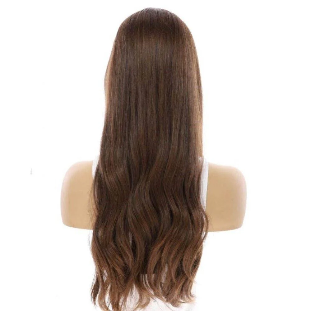 24" Divine Luxe Lace Top Wig #6 Neutral Medium Brown - Image 4