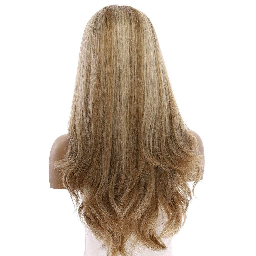 24" Gisele Silk Top Wig Ash Blonde - Image 3