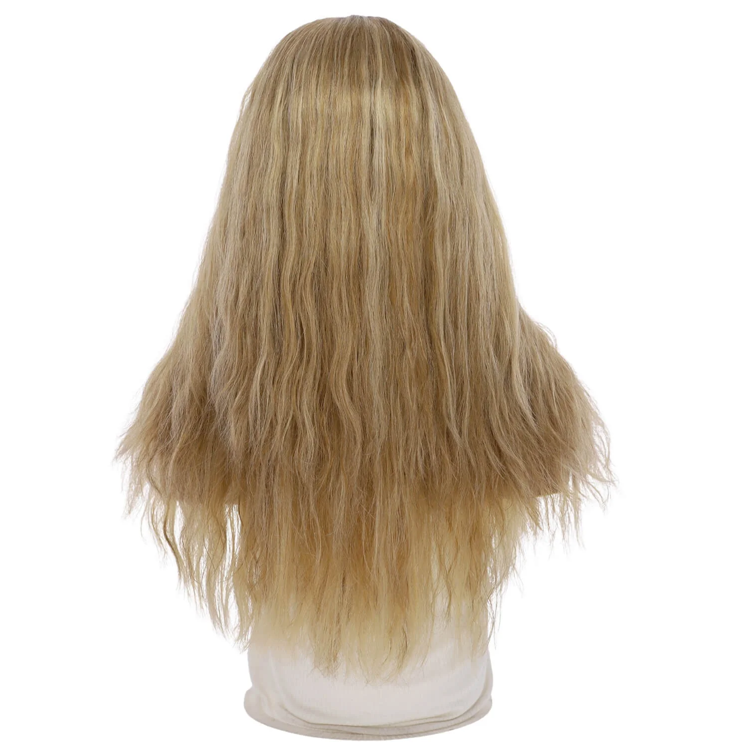24" Gisele Silk Top Wig Ash Blonde Wavy - Image 3