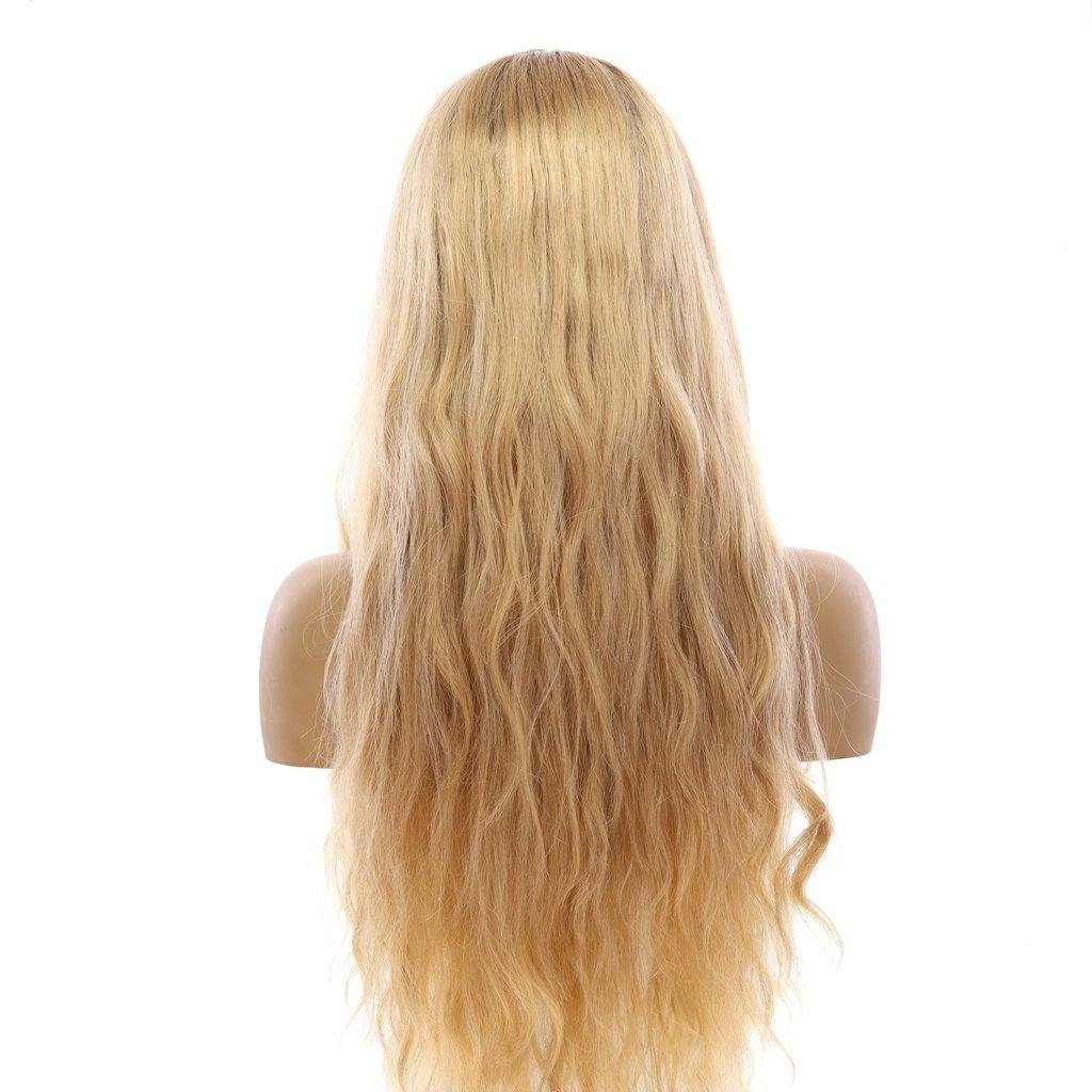 24" Gisele Silk Top Wig Golden Blonde Wavy - Image 3