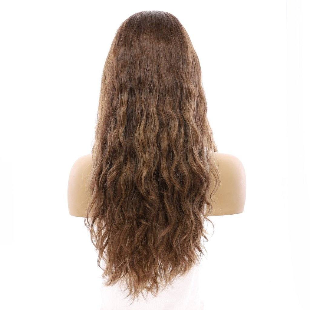 24" Gisele Silk Top Wig Medium Brown Babylight Wavy - Image 3