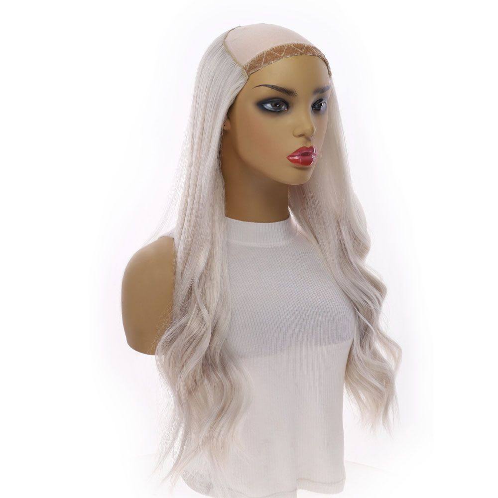 24" HatFall Wig Ice Blonde - Image 5