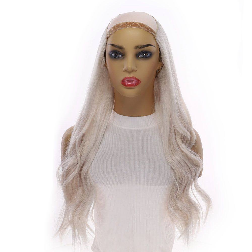 24" HatFall Wig Ice Blonde - Image 6