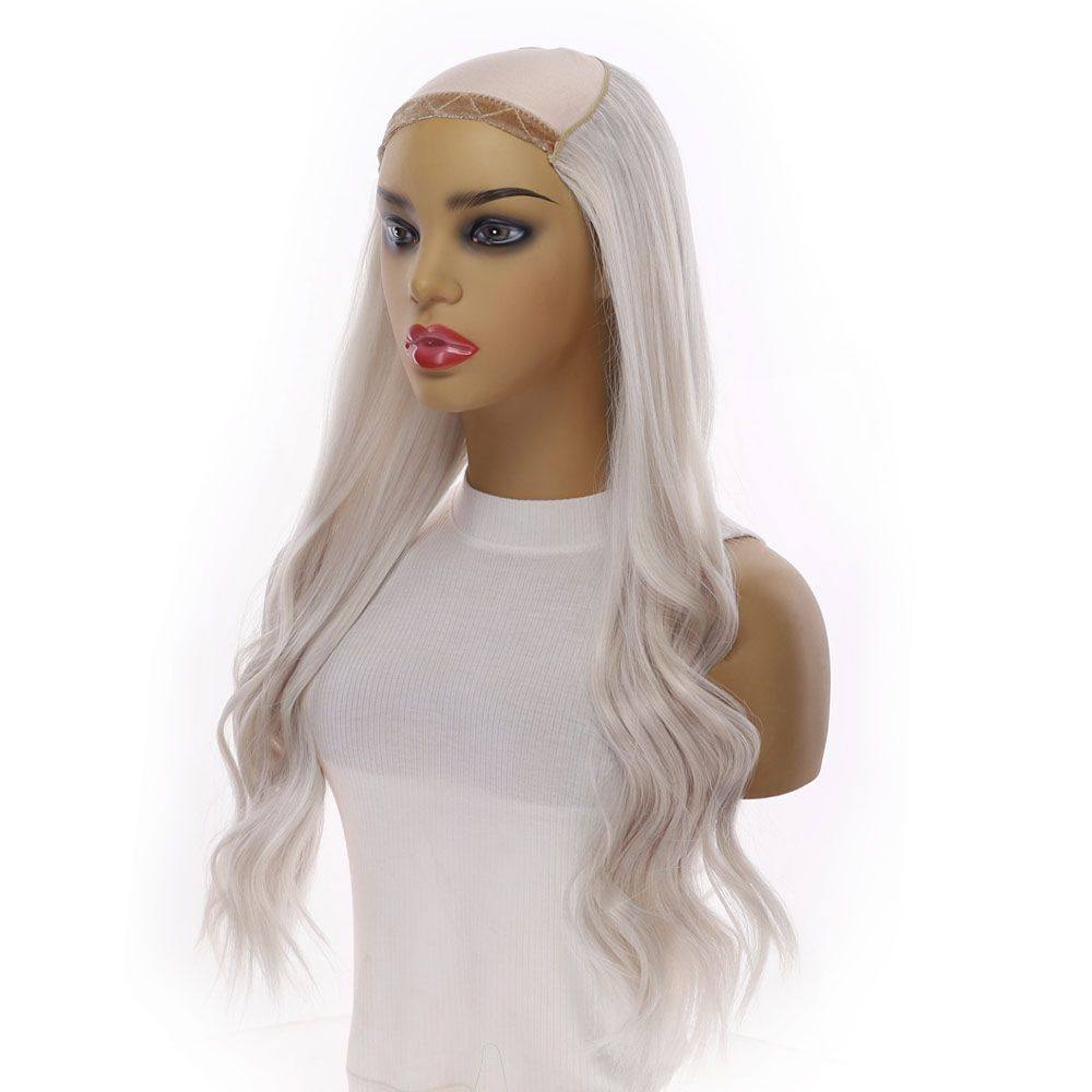 24" HatFall Wig Ice Blonde - Image 8