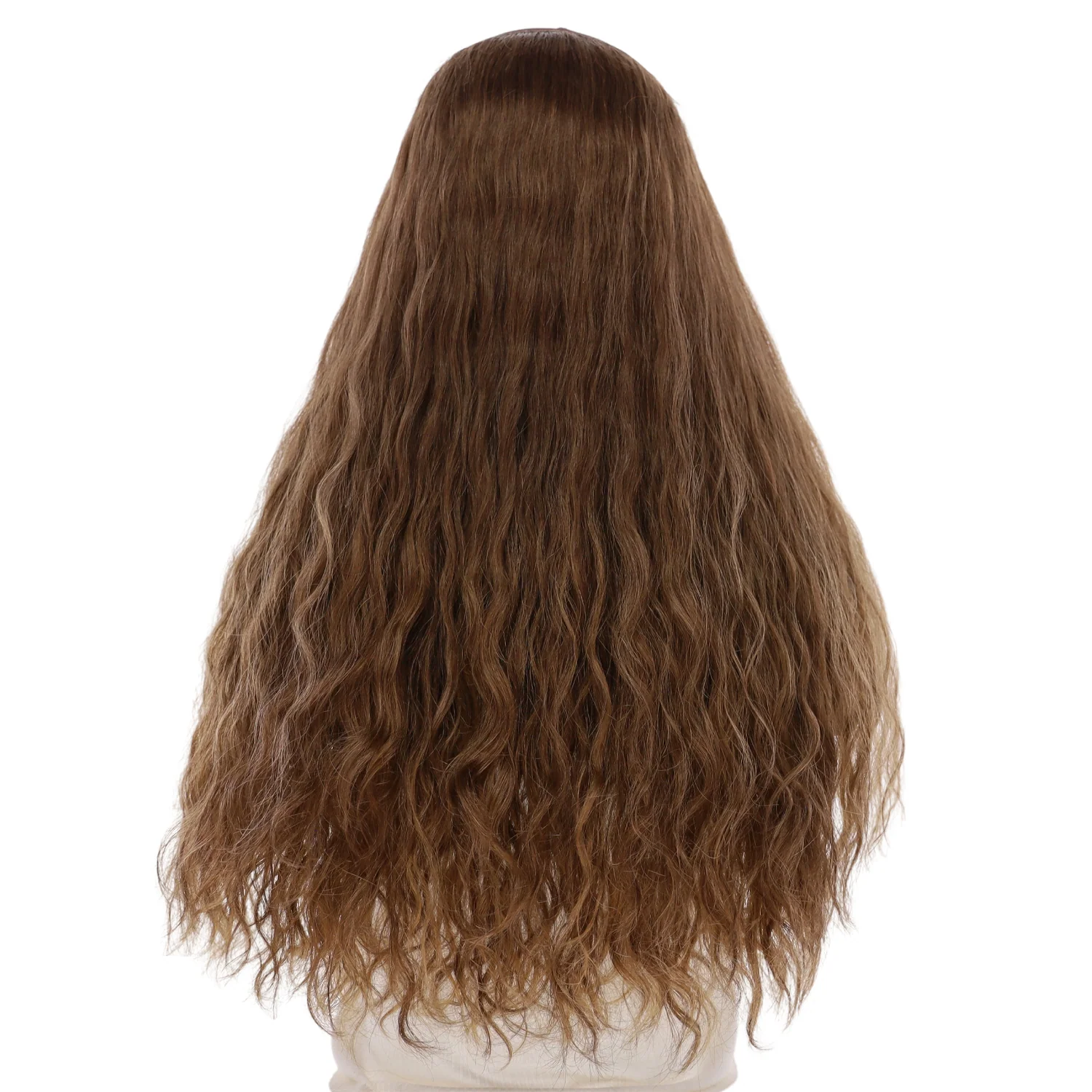 24" HatFall Wig Auburn Wavy - Image 3