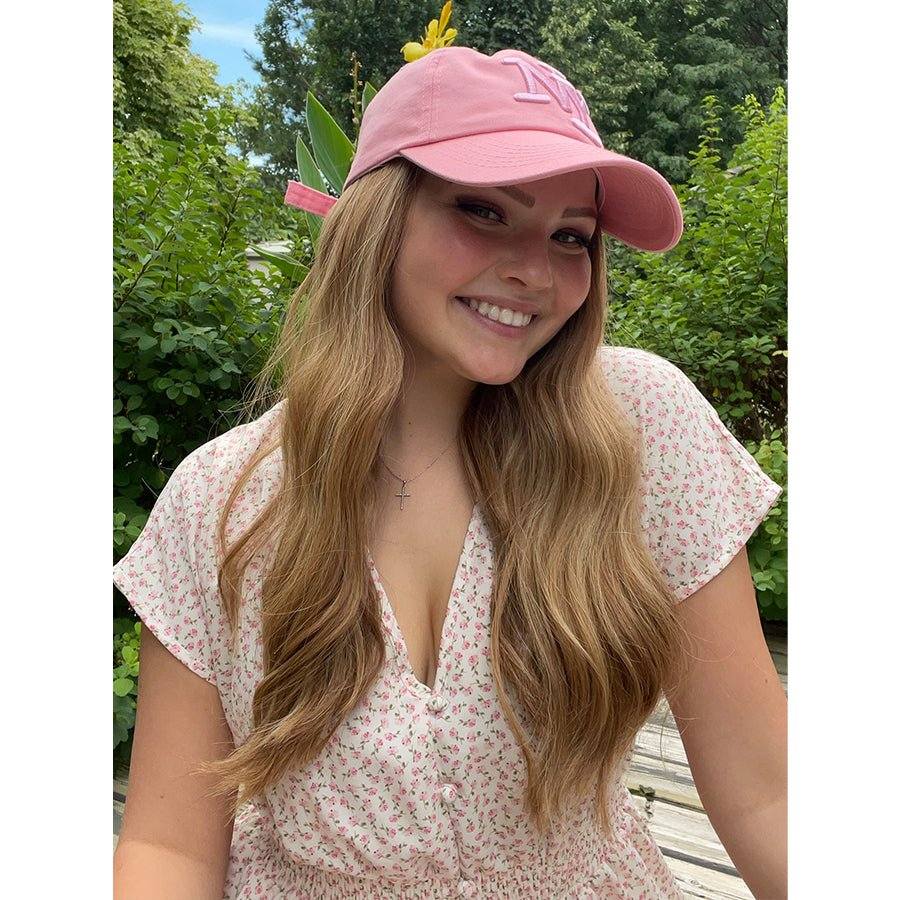24" HatFall Wig Medium Blonde - Image 2