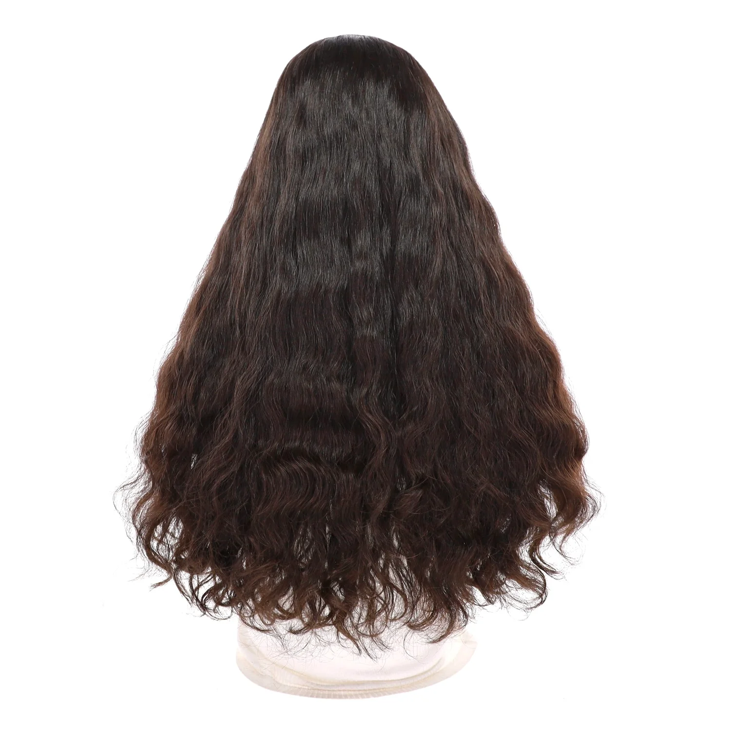 24" HatFall Wig Soft Black Wavy - Image 3