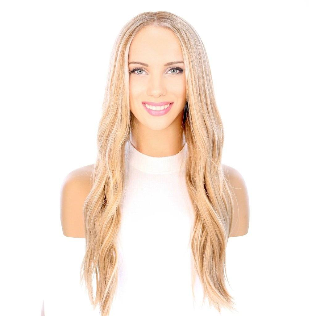 24" Divine Lace Top Wig Ash Blonde - Image 3