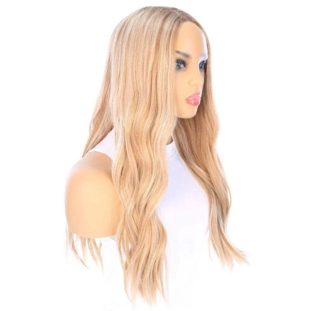 24" Divine Lace Top Wig Ash Blonde - Image 5