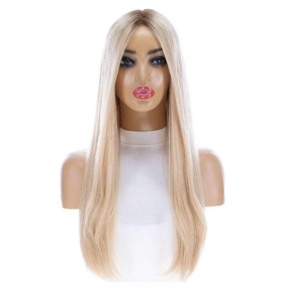 24" Divine Lace Top Wig Beige Blonde - Image 2