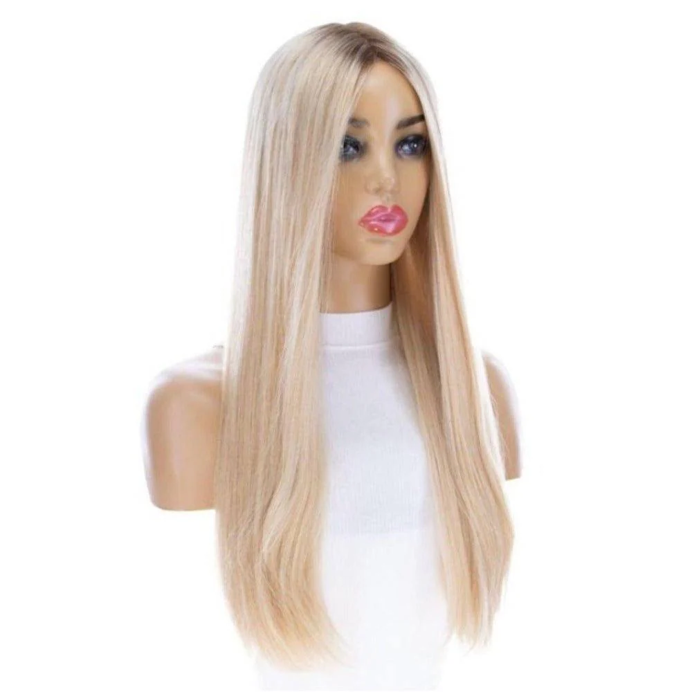 24" Divine Lace Top Wig Beige Blonde - Image 3