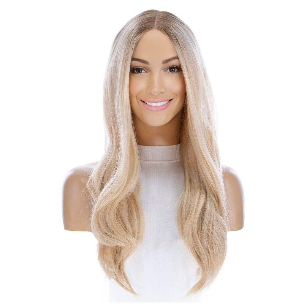 24" Divine Lace Top Wig Golden Blonde - Image 3