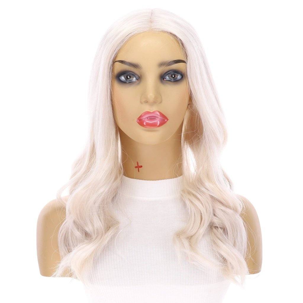 24" Divine Lace Top Wig Ice Blonde - Image 4