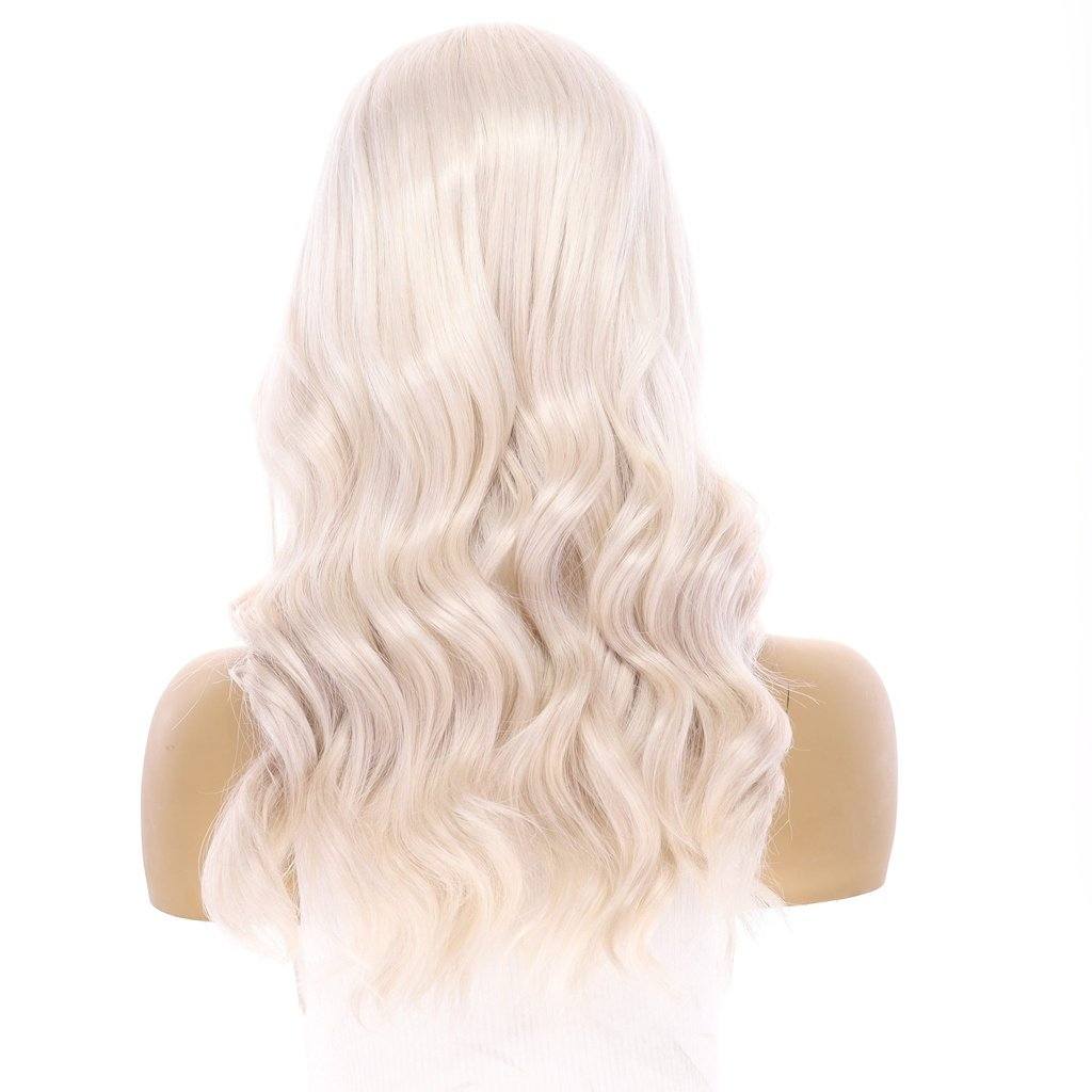 24" Divine Lace Top Wig Ice Blonde - Image 5
