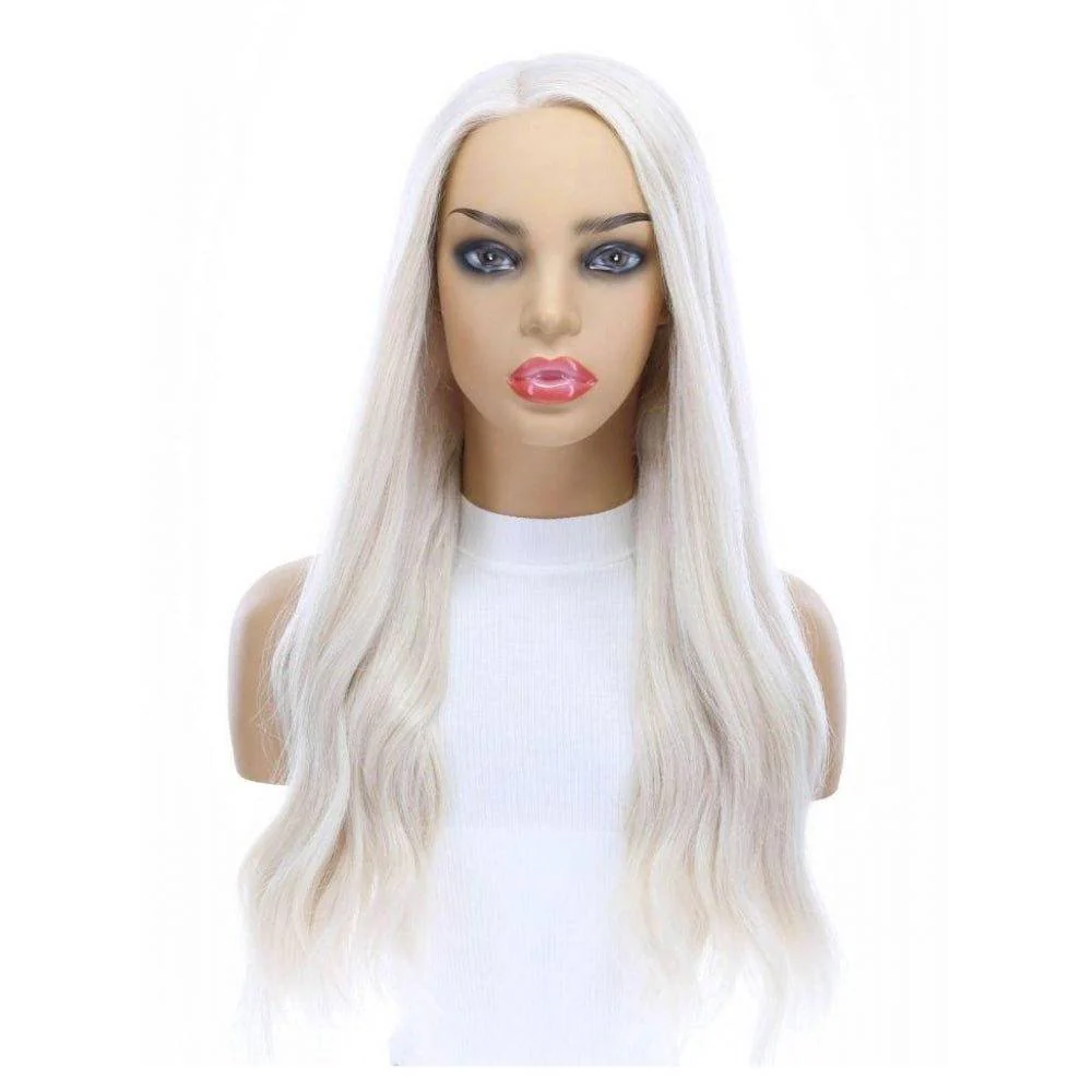 24" Divine Lace Top Wig Ice Blonde - Image 6